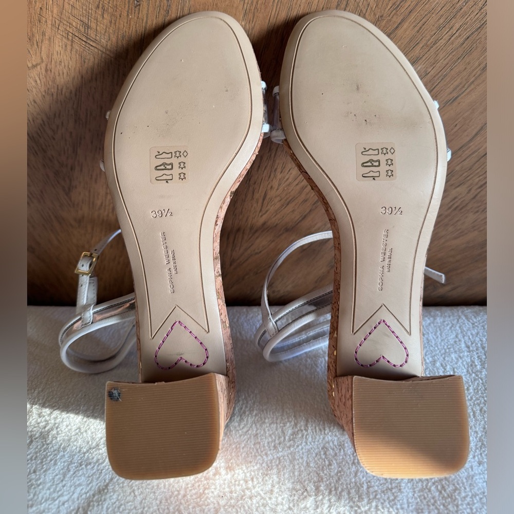 Sophia Webster strappy heel sandal size US 9.8 - Picture 9 of 14